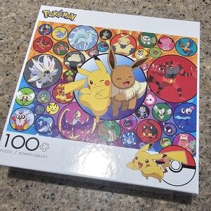 Pokemon Colorful Character Puzzle 100 Pc